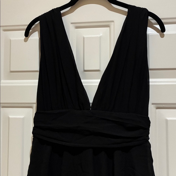 Lulus nwot Black tiered maxi dress - Picture 5 of 6